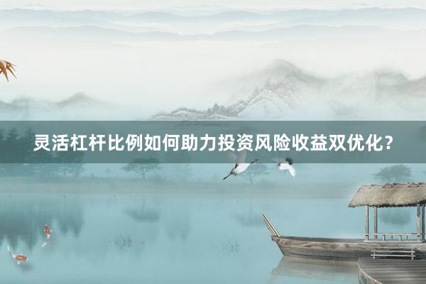灵活杠杆比例如何助力投资风险收益双优化？